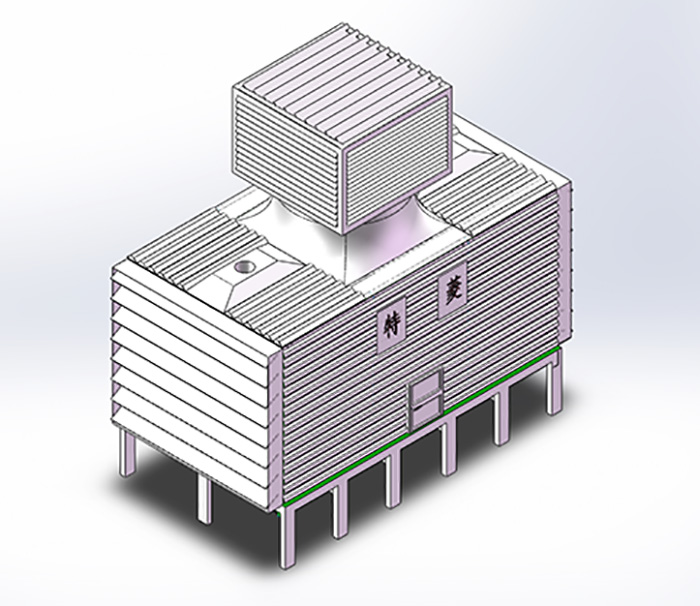 不锈钢开式冷却塔